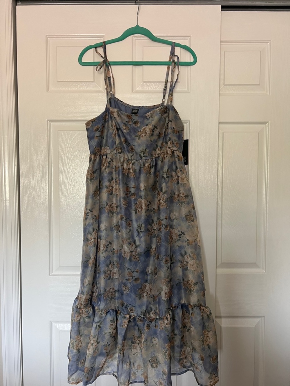 wild fable Blue Floral Maxi Dress